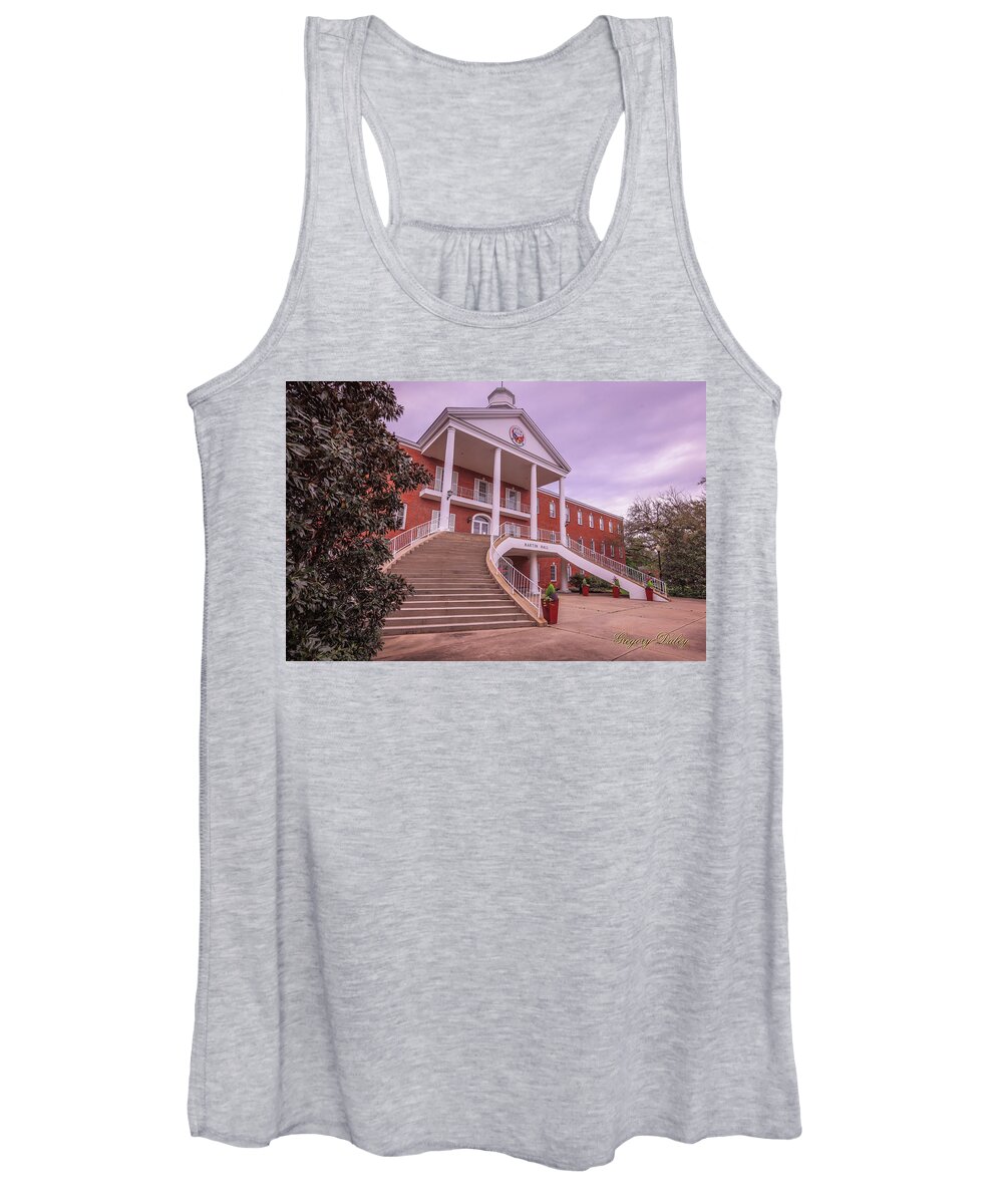 Ul Women's Tank Top featuring the photograph Martin Hall 5 by Gregory Daley MPSA