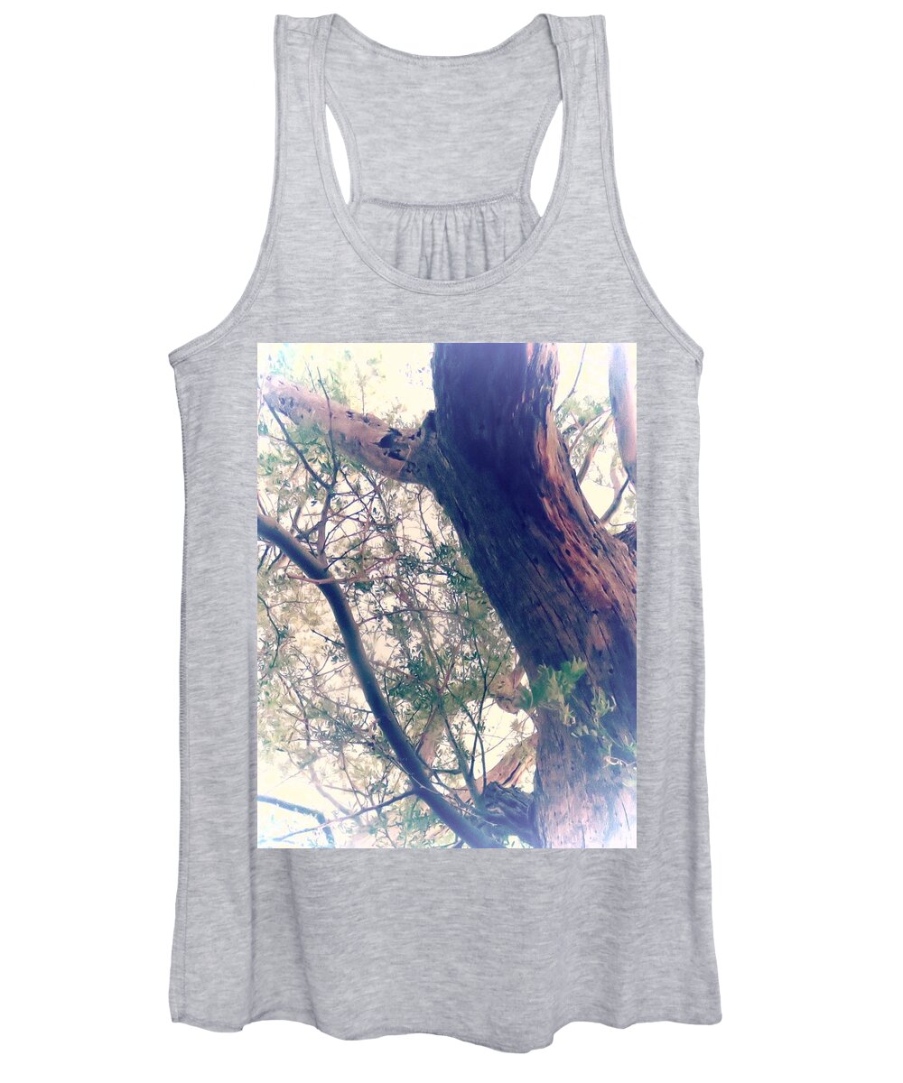 Arizona Women's Tank Top featuring the photograph Misty Ironwood by Judy Kennedy