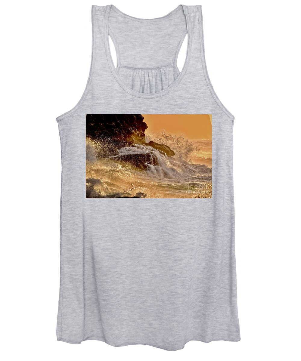 Wave Women's Tank Top featuring the photograph Moana Nalu Collection #2 by Debra Banks