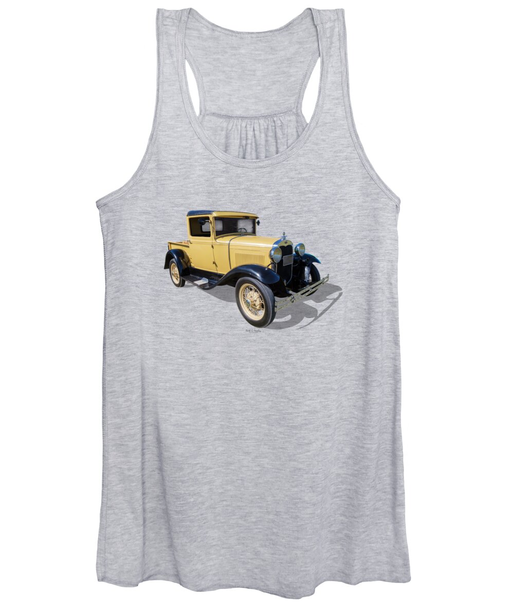 Pickup Women's Tank Top featuring the photograph Model A Pickup by Keith Hawley
