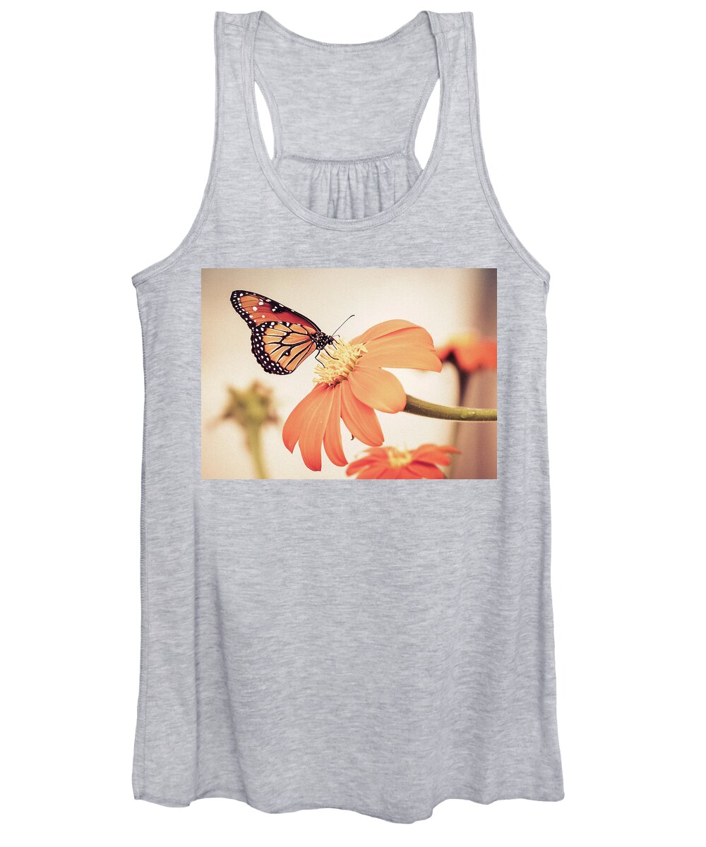  Women's Tank Top featuring the photograph Monarch Butterfly by Rebekah Zivicki