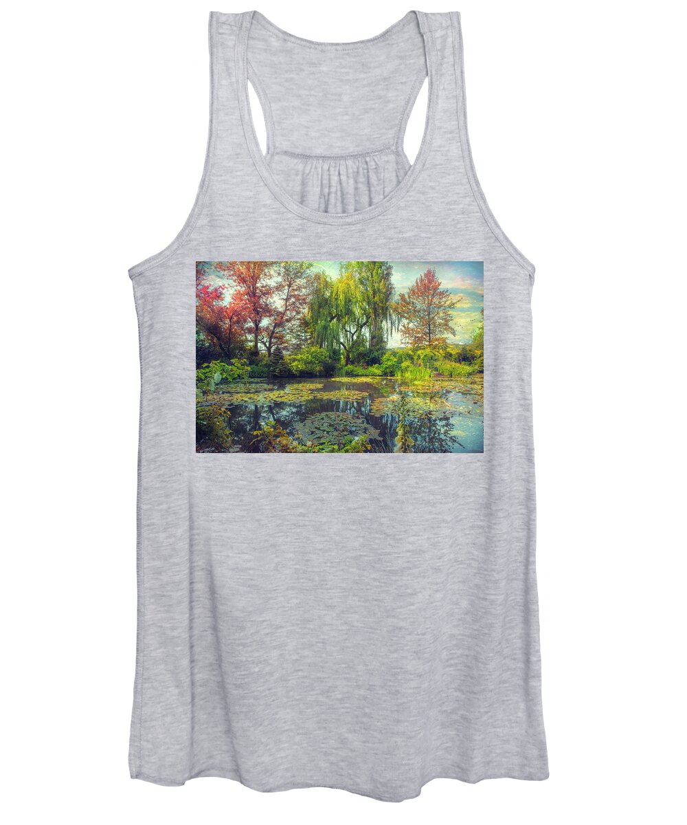 Monet Women's Tank Top featuring the photograph Monet's Afternoon by John Rivera