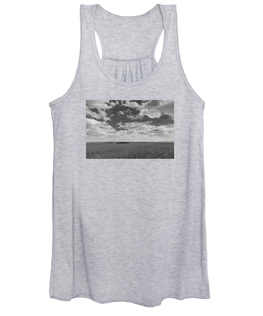 Agriculture Women's Tank Top featuring the photograph Montana, Big Sky Country by Scott Slone