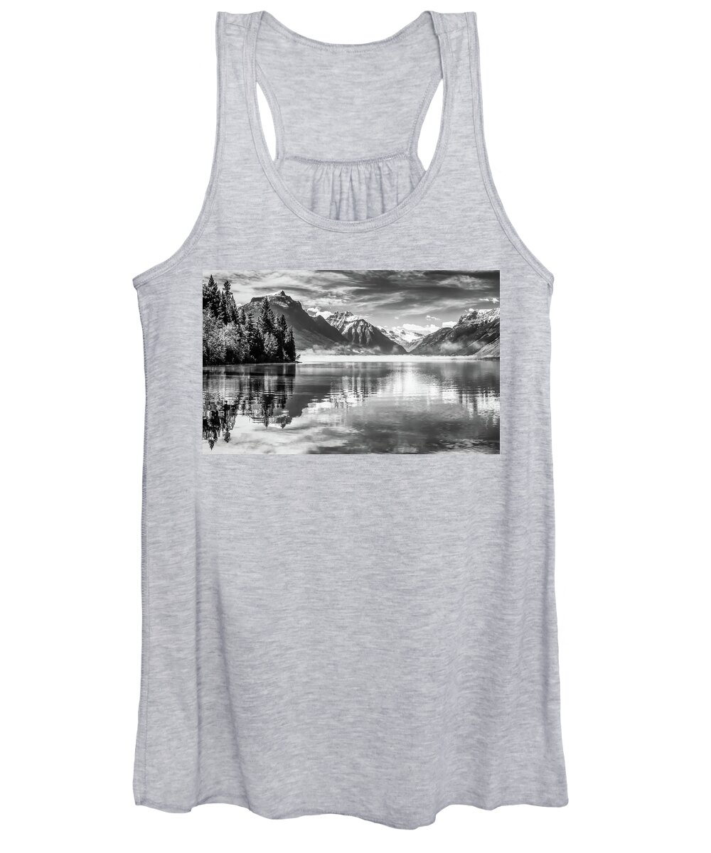 Montana Women's Tank Top featuring the photograph Montana Reflects by Gary Migues