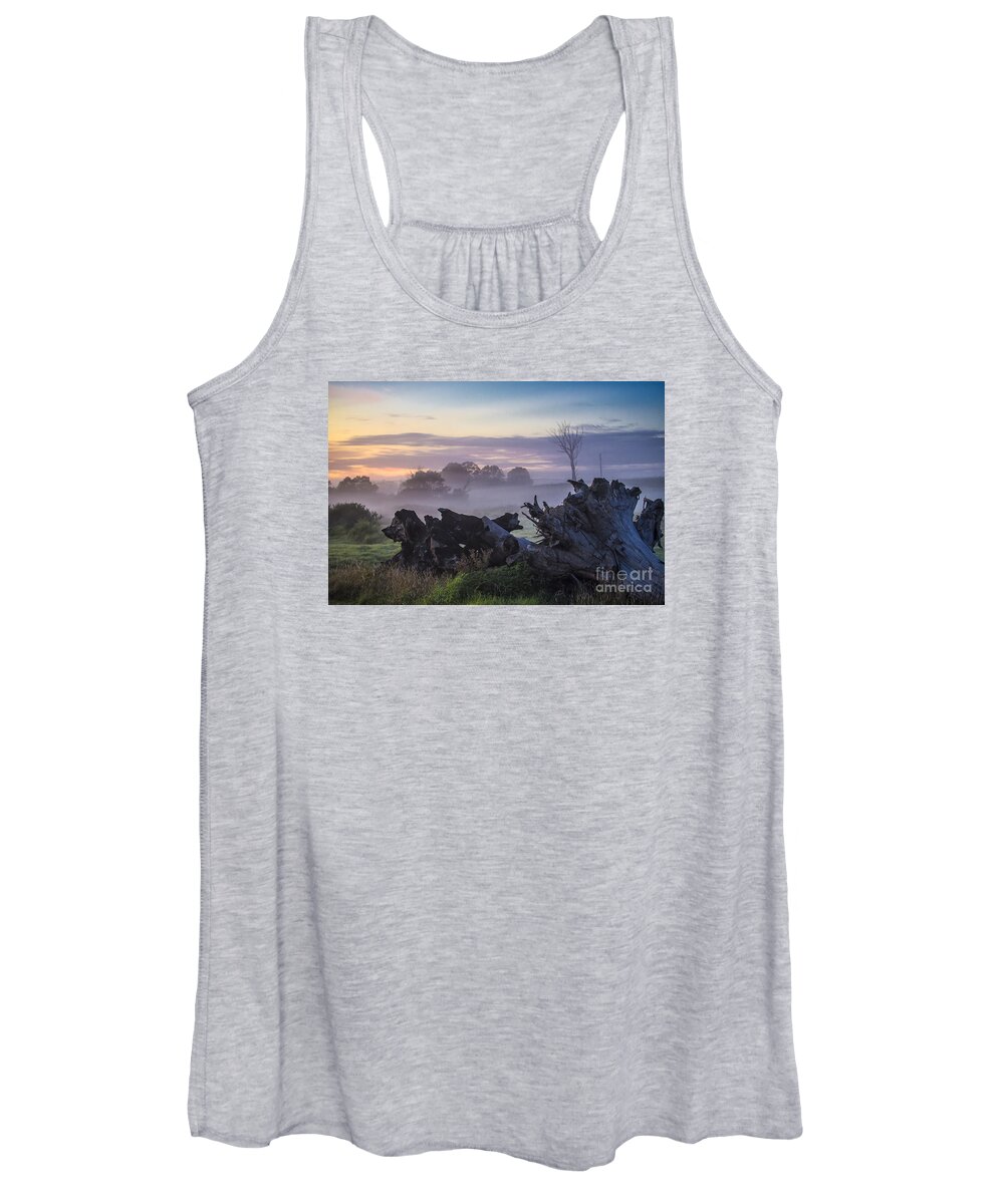 Morning Women's Tank Top featuring the photograph Morning mist by Sheila Smart Fine Art Photography