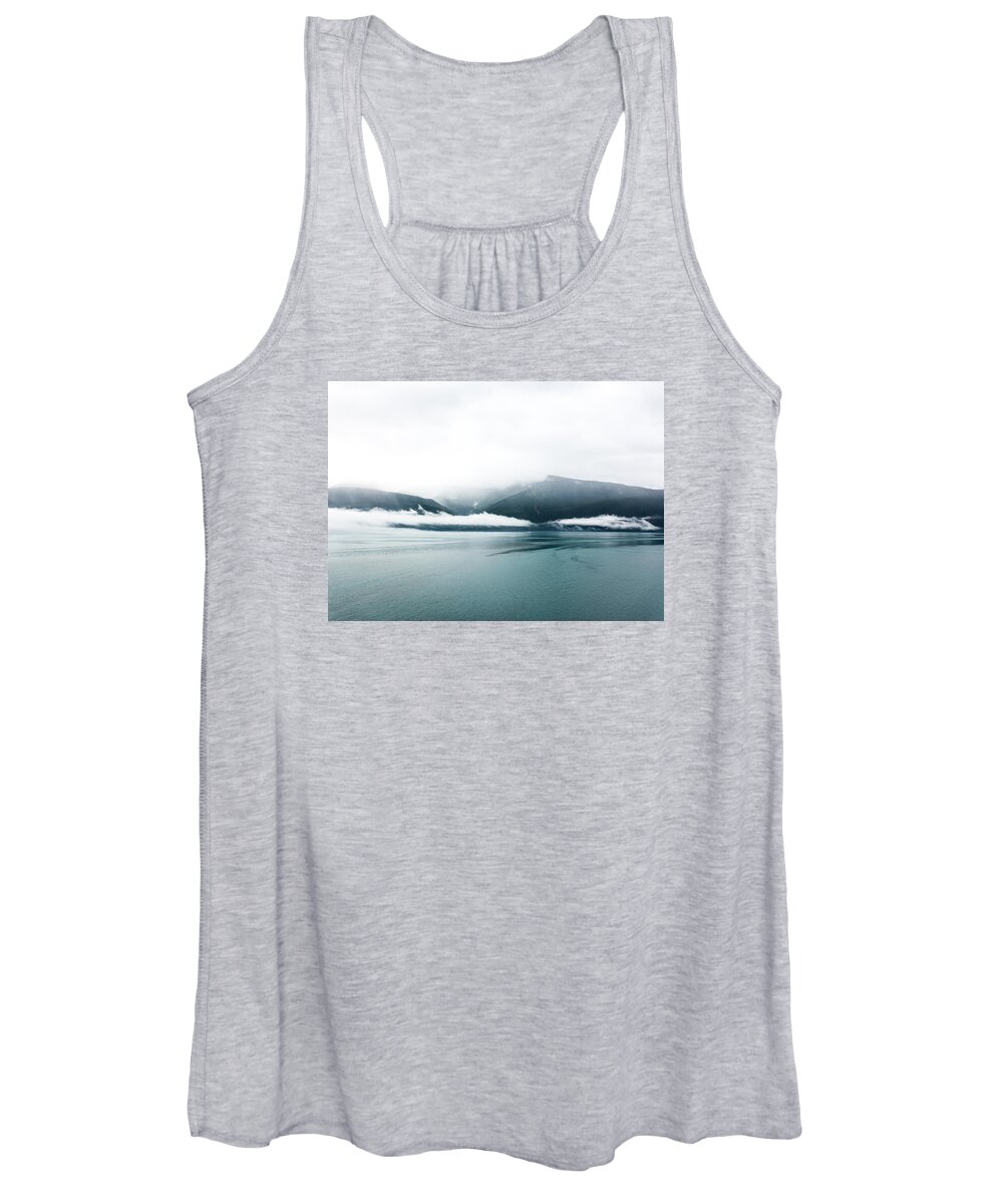 Cold Women's Tank Top featuring the photograph Morning Mist by Robert McKay Jones