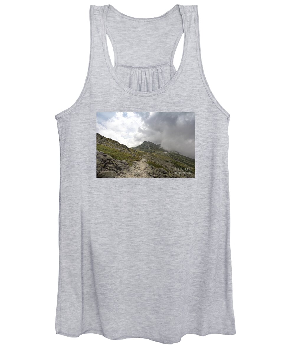 Mount Monroe And Lakes Of The Clouds Hut Women's Tank Top featuring the photograph Mount Monroe and Lakes of the Clouds Hut by Jemmy Archer