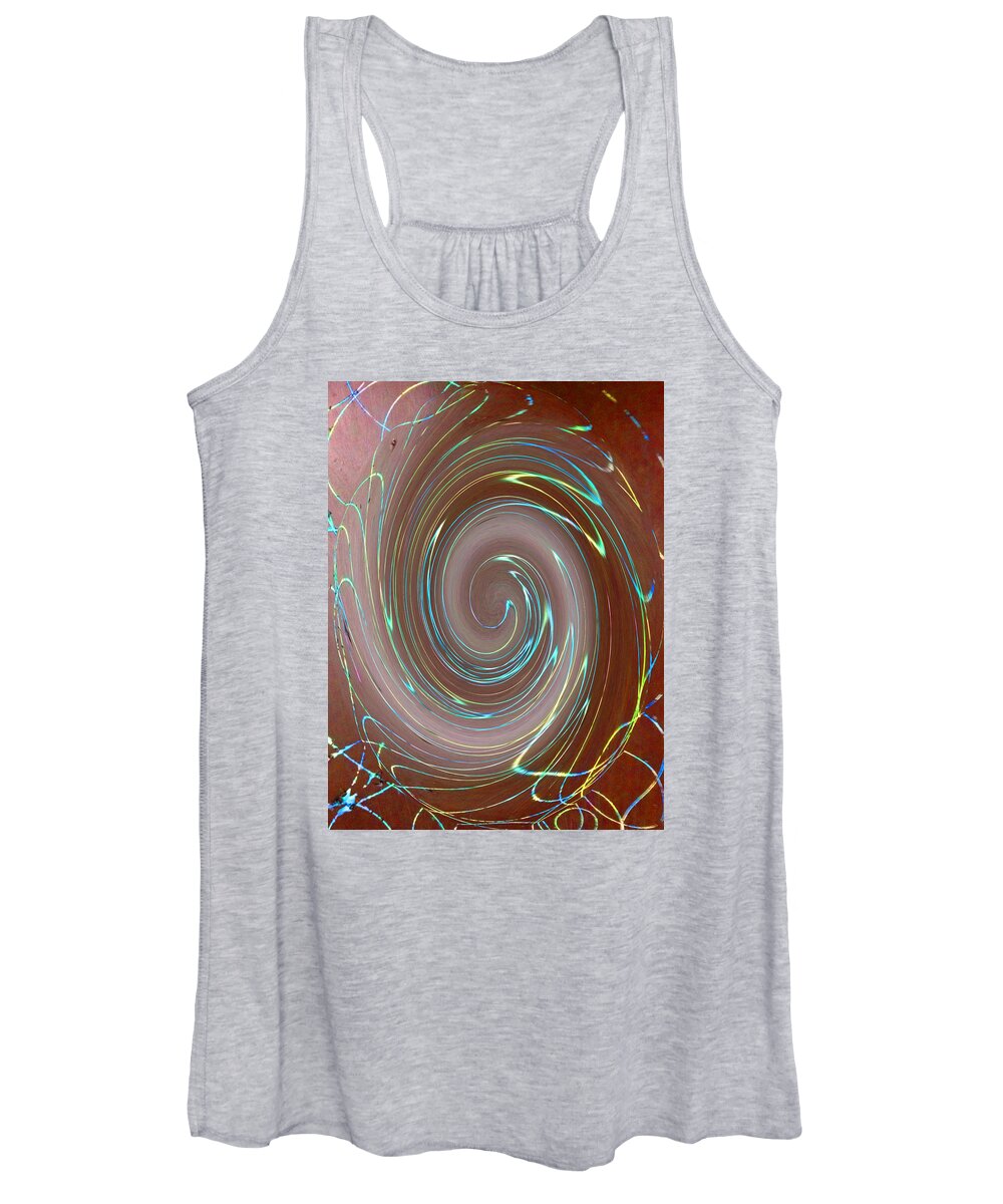 Painting Women's Tank Top featuring the painting Music by Roro Rop