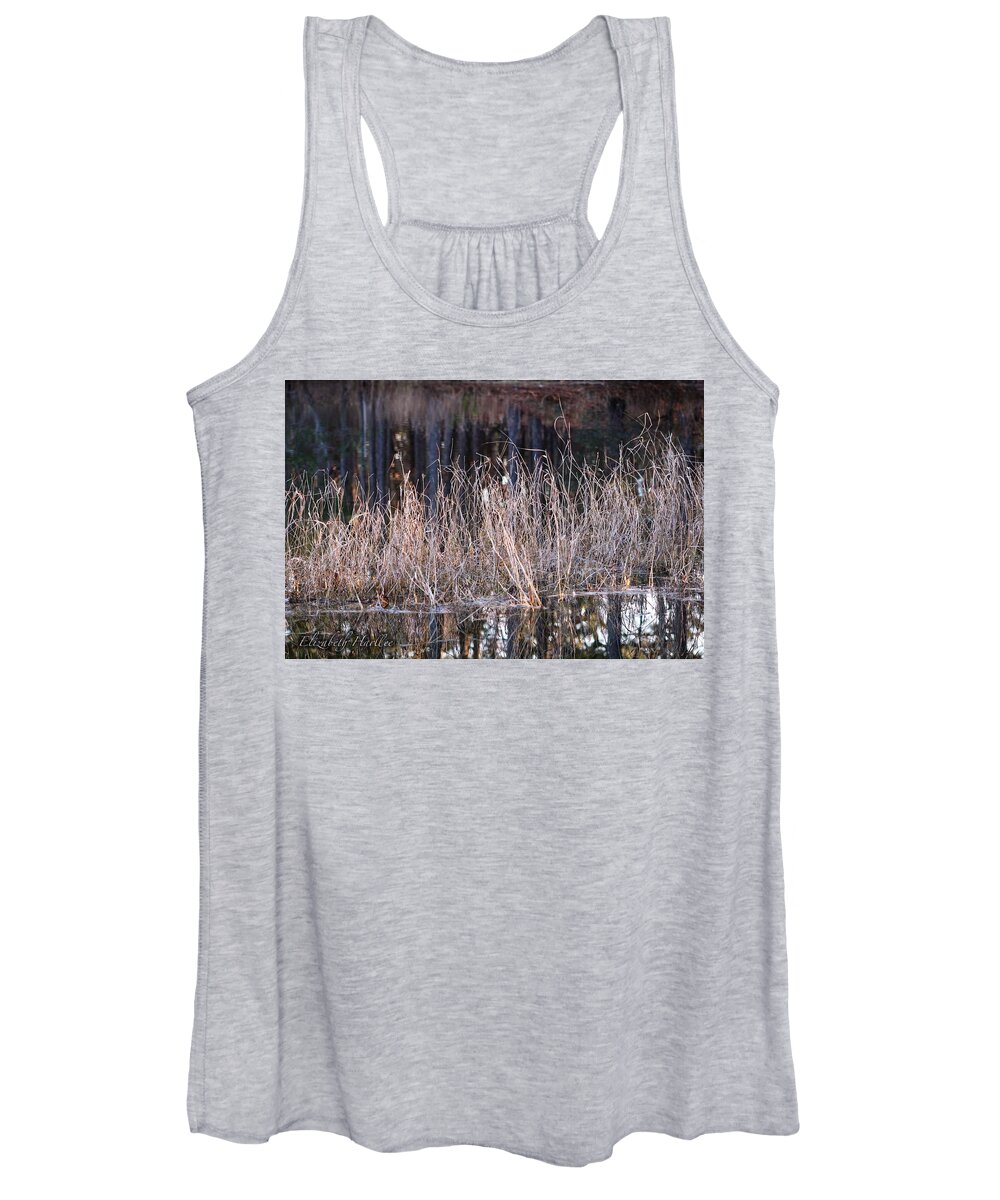  Women's Tank Top featuring the photograph Mystic Marsh by Elizabeth Harllee