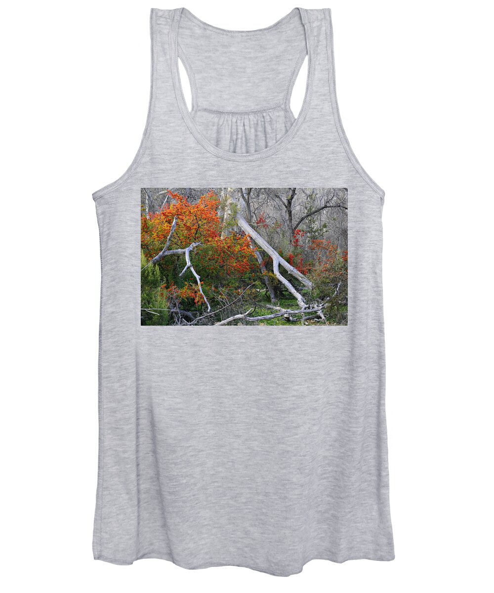 Berries Women's Tank Top featuring the photograph Mystical Woodland by Tranquil Light Photography