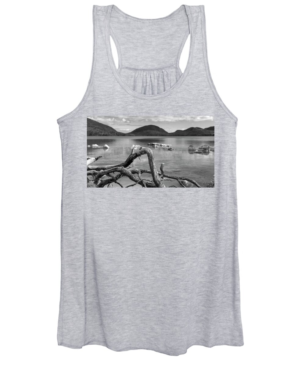 Black And White Women's Tank Top featuring the photograph Natural Curves by Holly Ross
