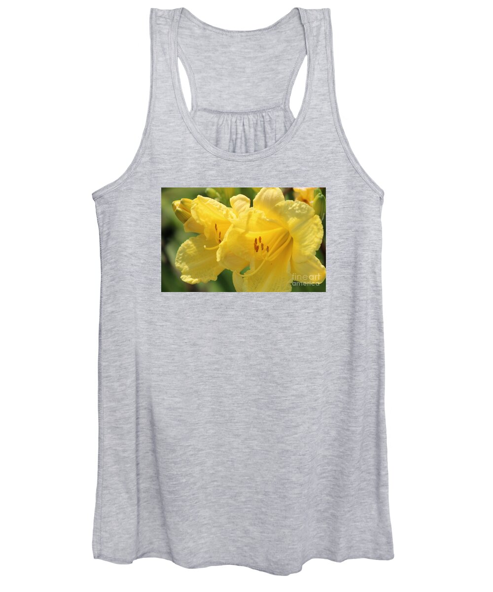 Yellow Women's Tank Top featuring the photograph Nature's Beauty 45 by Deena Withycombe