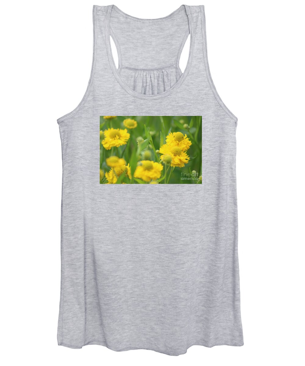Yellow Women's Tank Top featuring the photograph Nature's Beauty 92 by Deena Withycombe