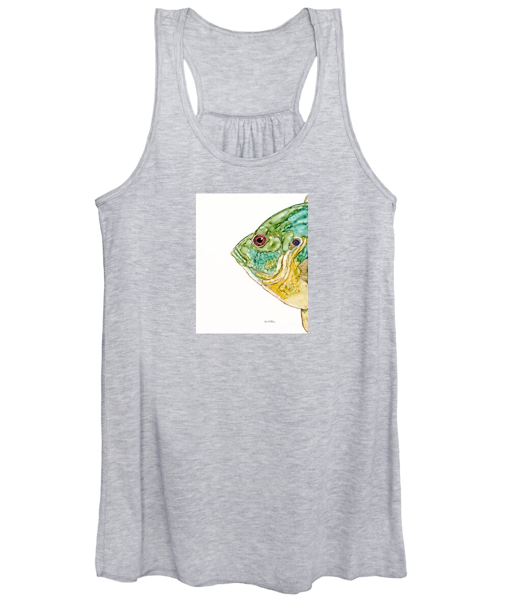 Woolyfrog Women's Tank Top featuring the painting Not in Your Pan by Jan Killian
