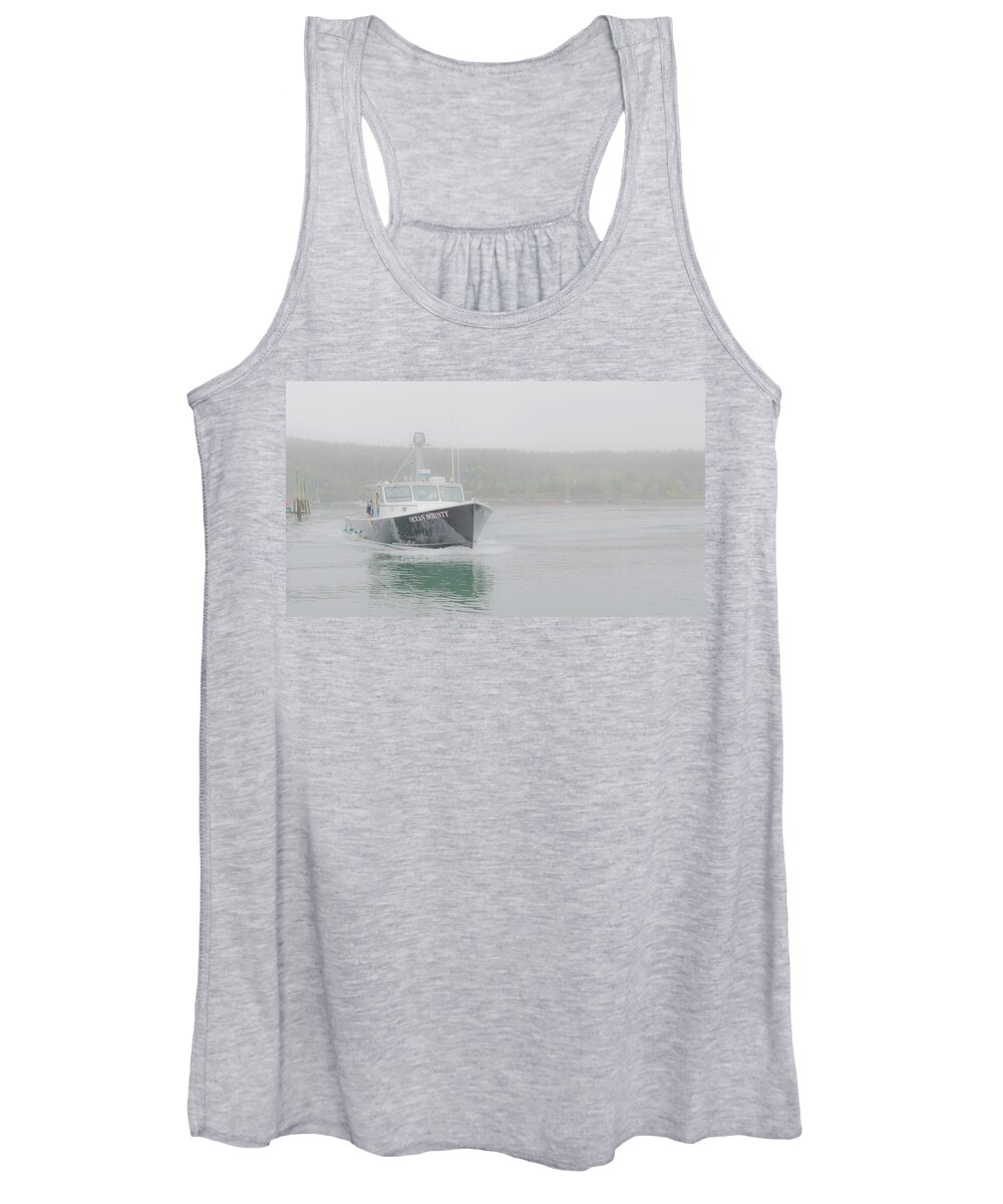 Maine Women's Tank Top featuring the photograph Ocean's Bounty by Holly Ross