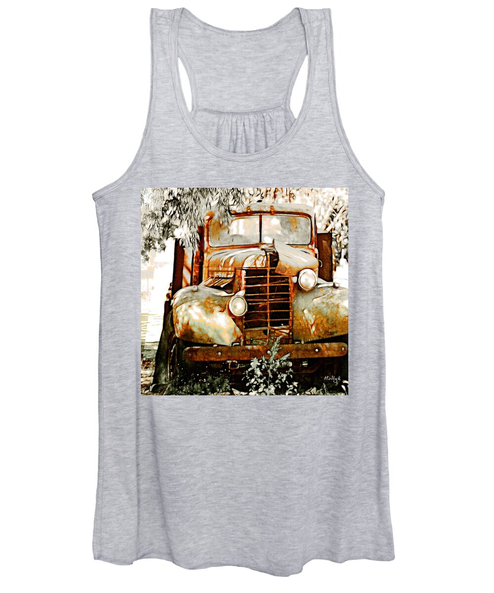 Transportation Women's Tank Top featuring the photograph Old Memories Never Die by Holly Kempe