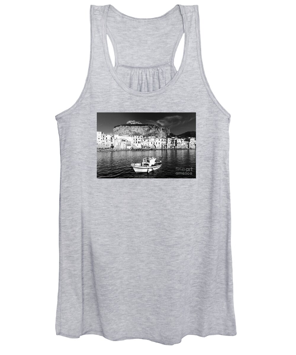 Fishing Boat Women's Tank Top featuring the photograph Old Town of Fishermen by Stefano Senise