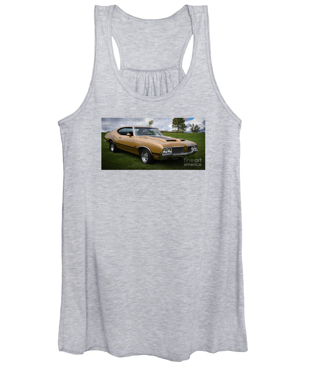 442 Women's Tank Top featuring the photograph Oldsmobile 442 by Grace Grogan
