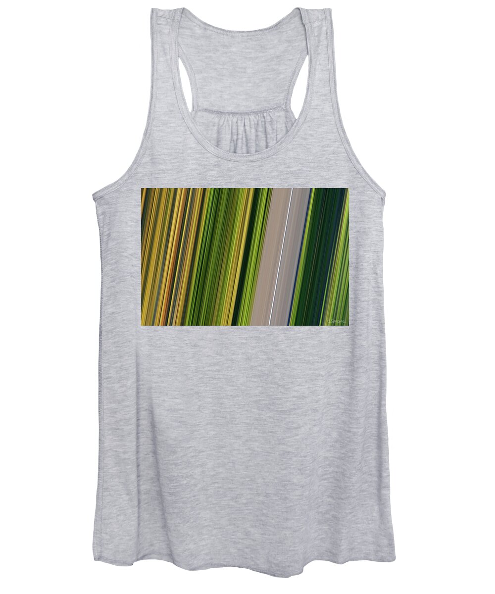 Road Women's Tank Top featuring the painting On Road II by Gianni Sarcone