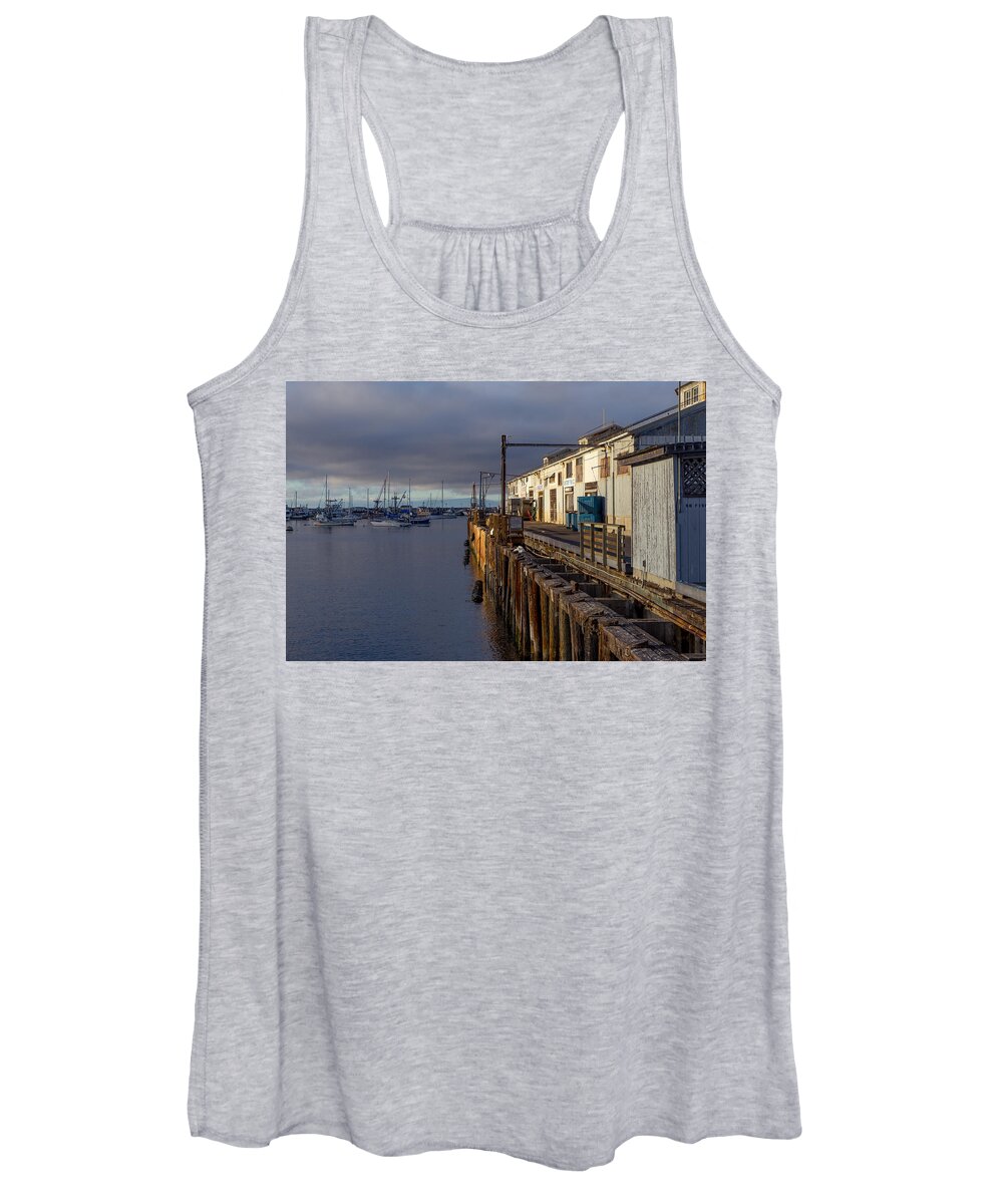 Dock Women's Tank Top featuring the photograph On the Dock of the Bay by Derek Dean