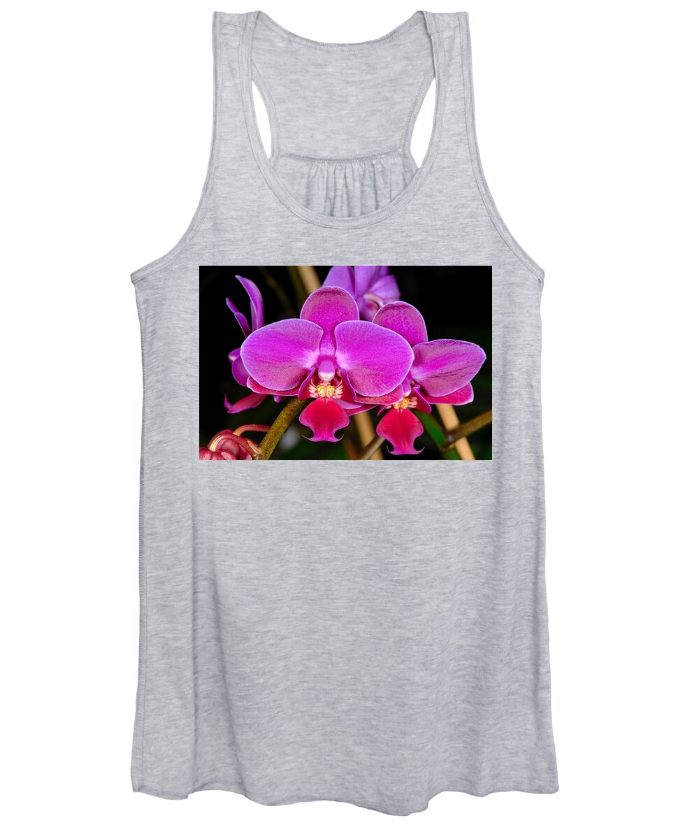 Orchid Women's Tank Top featuring the photograph Orchid 422 by Wesley Elsberry
