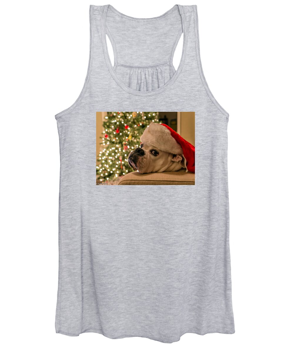 Otis Women's Tank Top featuring the photograph Otis Claus by Mike Ronnebeck