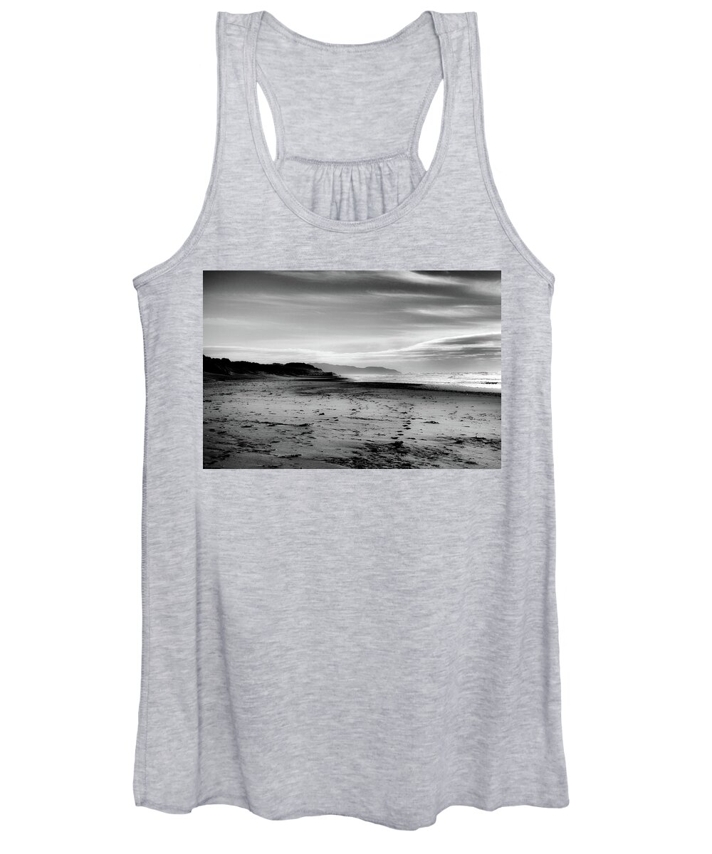 Bay Area Women's Tank Top featuring the photograph Outer Sunset Ocean Beach San Francisco by Kandy Hurley