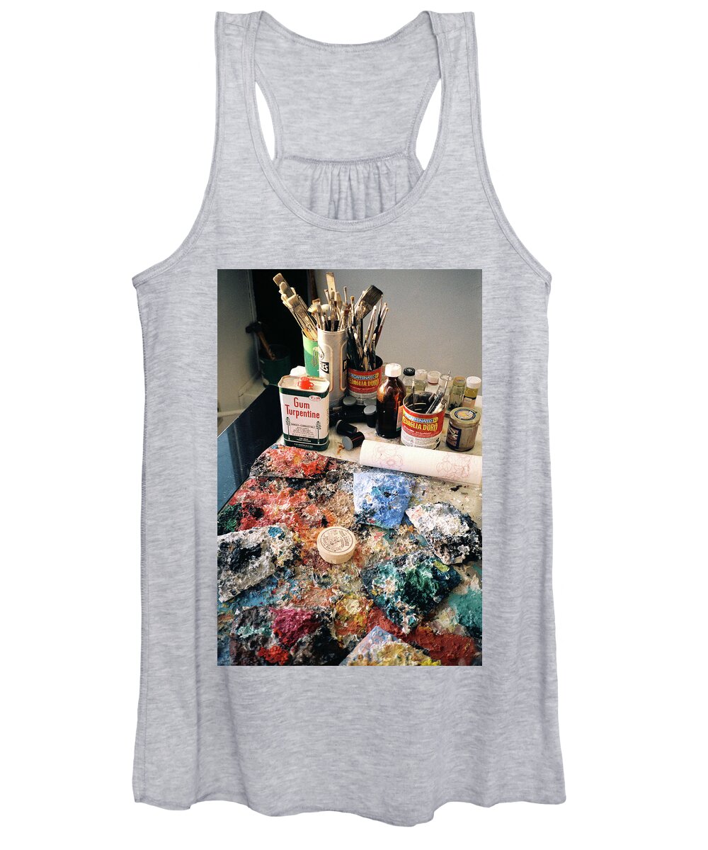 Artist's Women's Tank Top featuring the photograph Palette by Frank DiMarco