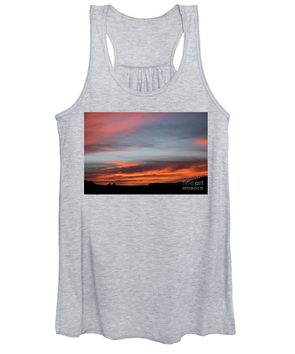 Sunset Women's Tank Top featuring the photograph Panorama Point view Capital Reef by Cindy Murphy - NightVisions