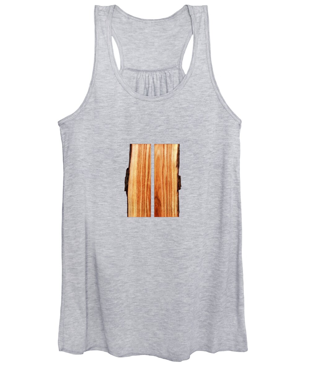 Block Women's Tank Top featuring the photograph Parallel Wood by YoPedro