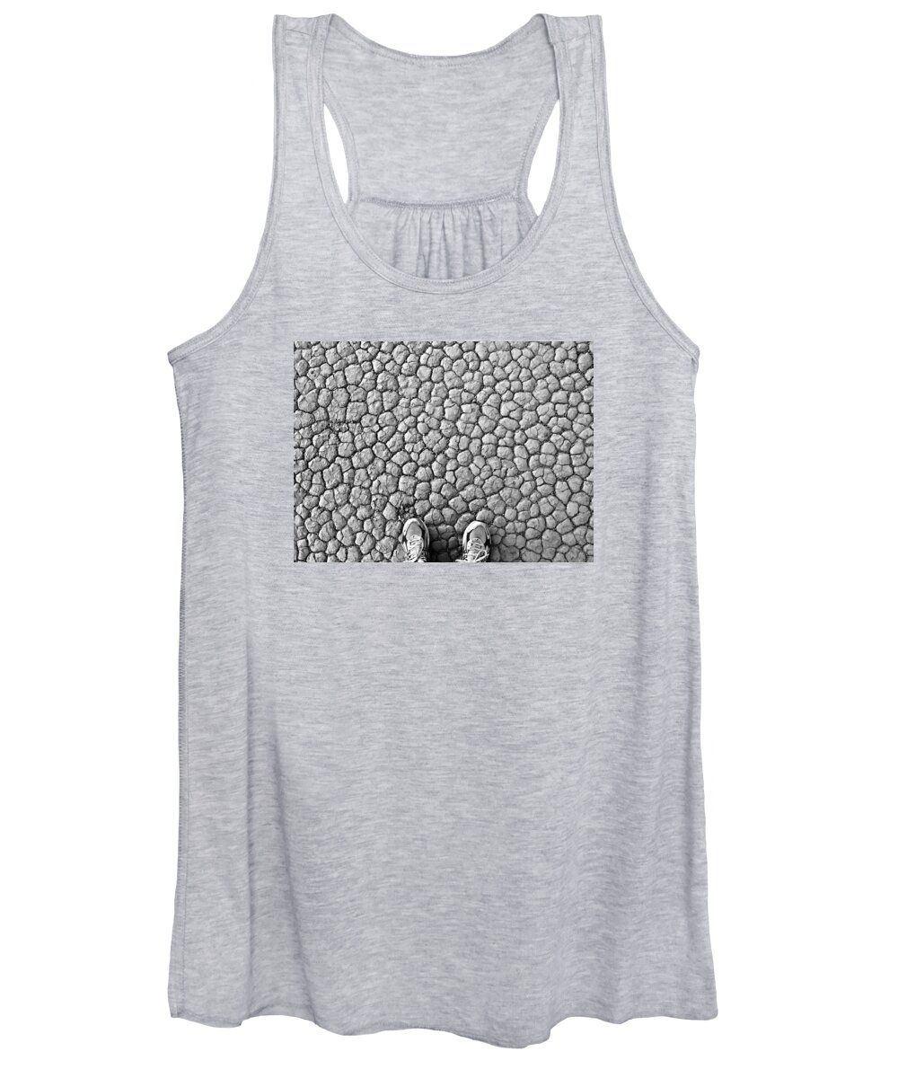 Racetrack Women's Tank Top featuring the photograph Parched . The New California by Joe Schofield