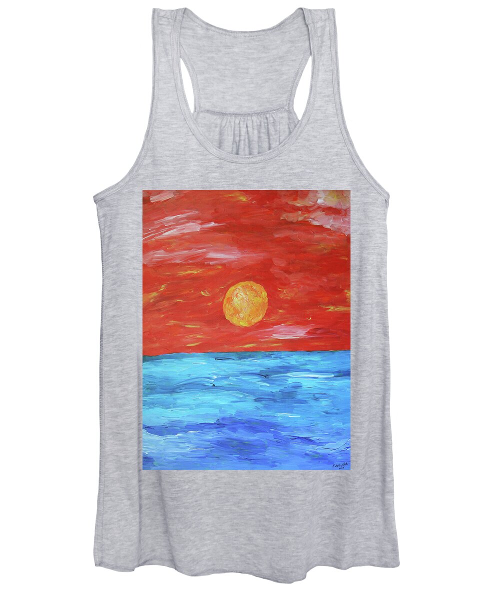 Fusionart Women's Tank Top featuring the painting Peace by Ralph White