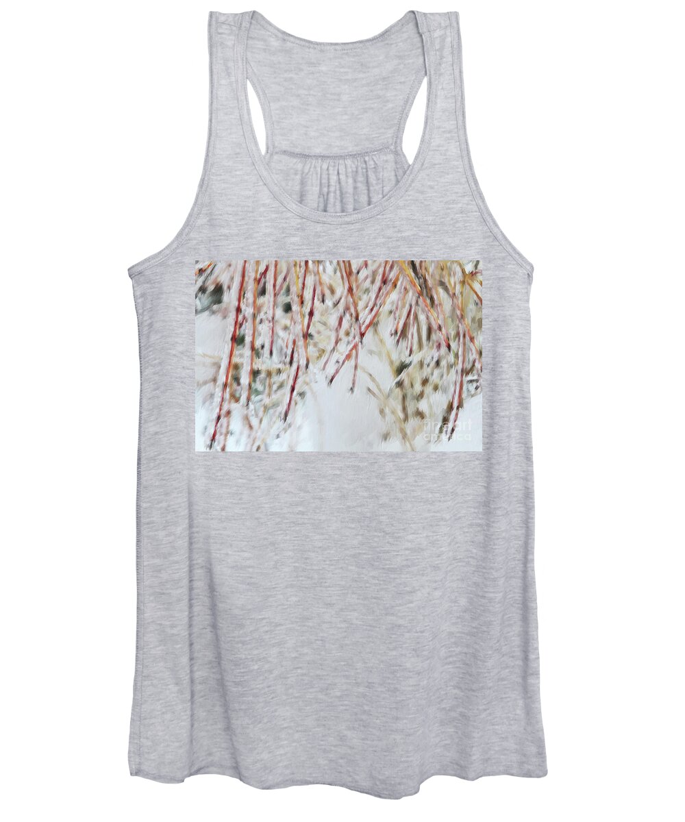 Winter Women's Tank Top featuring the digital art Perseverance by Michelle Twohig