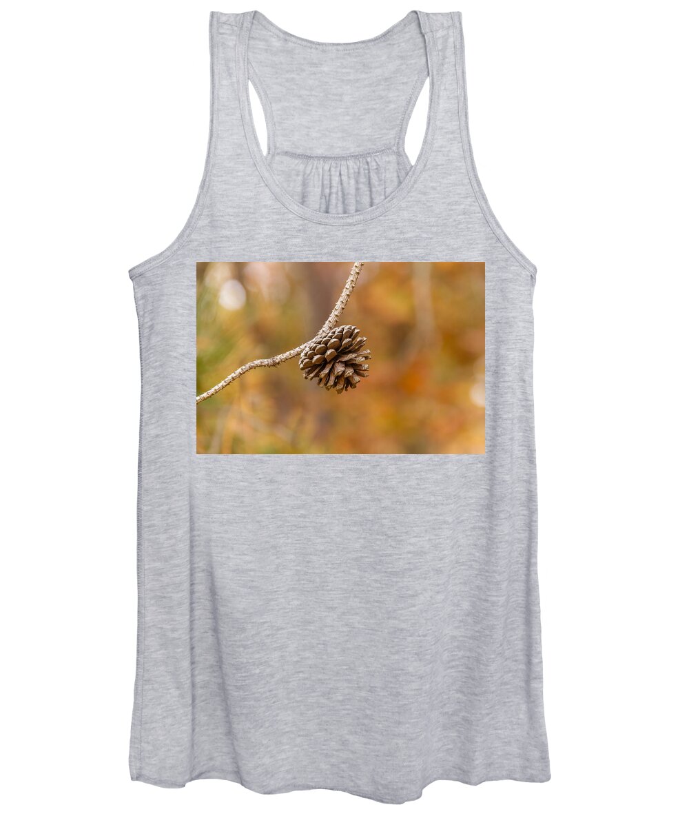 Conifer Cone Women's Tank Top featuring the photograph Pine cone by SAURAVphoto Online Store