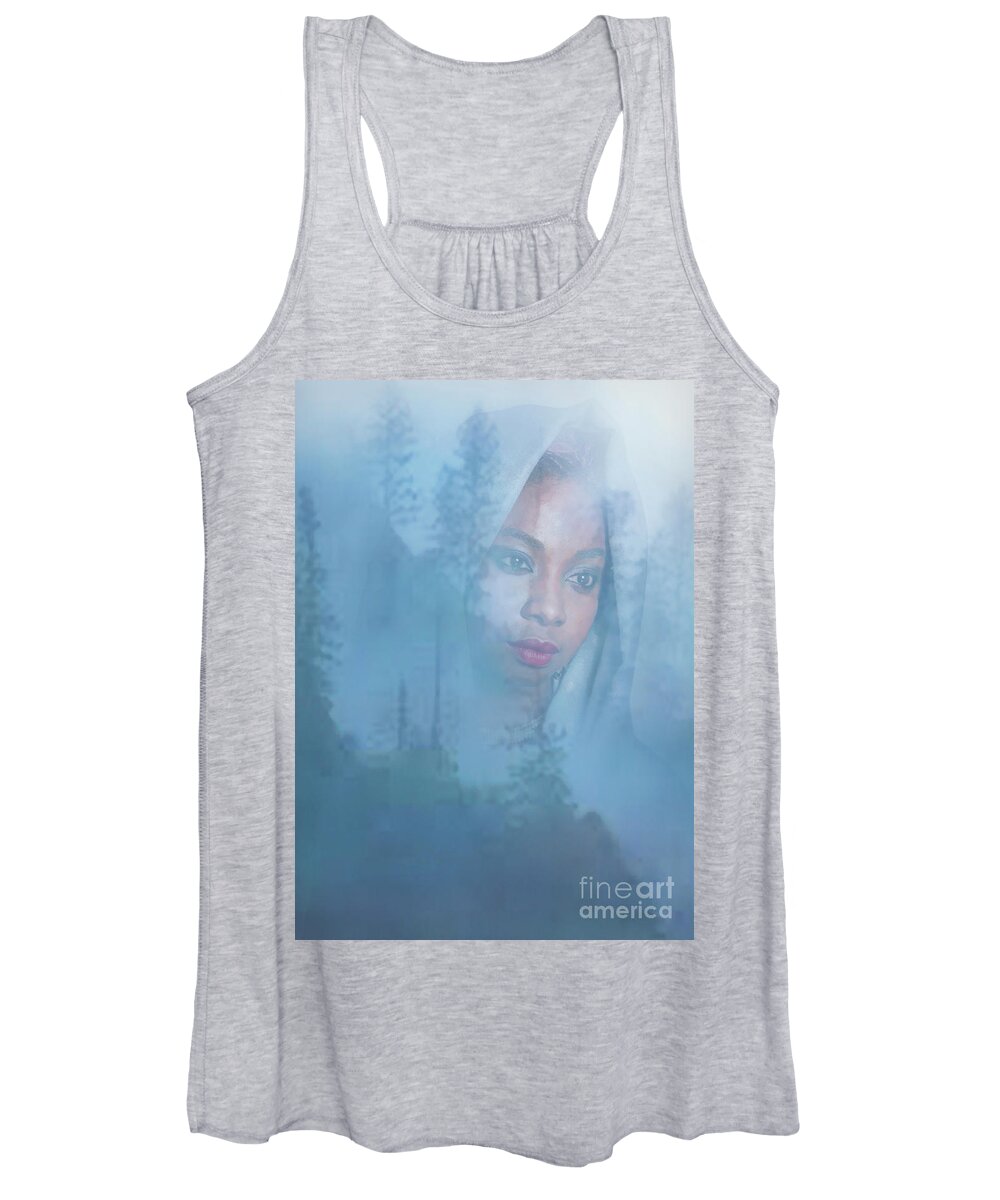 Double Exposure Women's Tank Top featuring the photograph Play Misty For Me by Brian Tarr