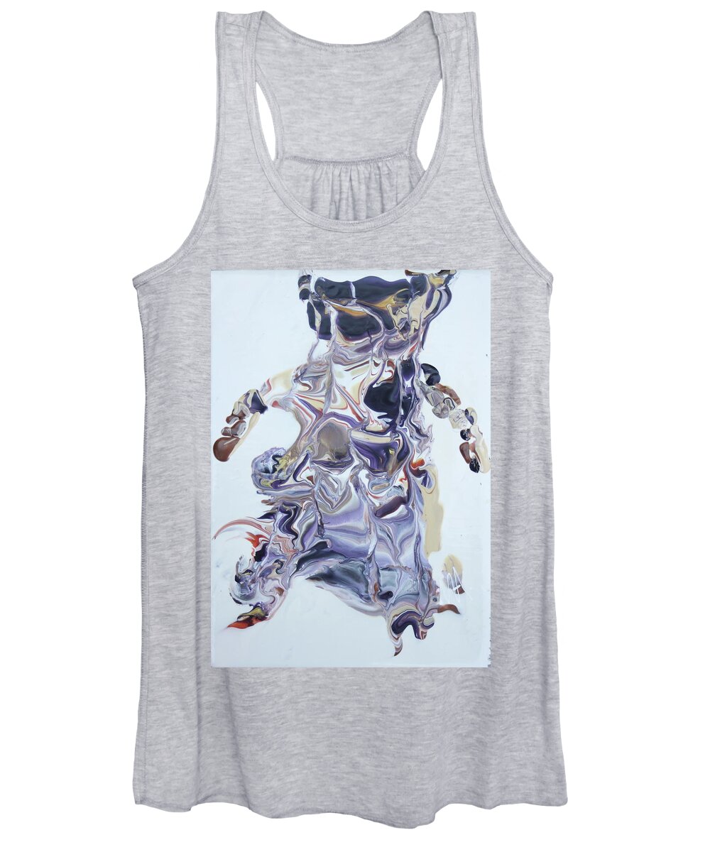 Whimsical Women's Tank Top featuring the painting Pooch by Madeleine Arnett