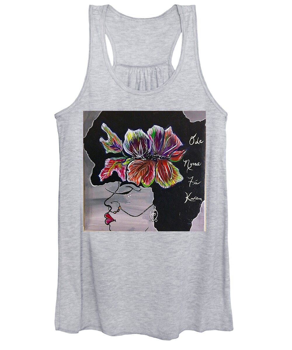 Love Women's Tank Top featuring the painting Power of Love by Allison's Art