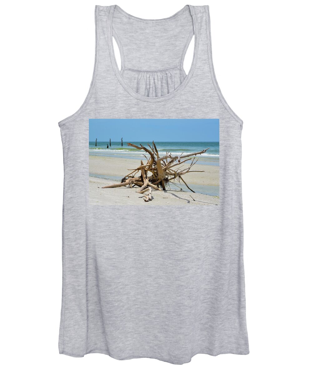 Beach Women's Tank Top featuring the photograph Pretzel by Artful Imagery