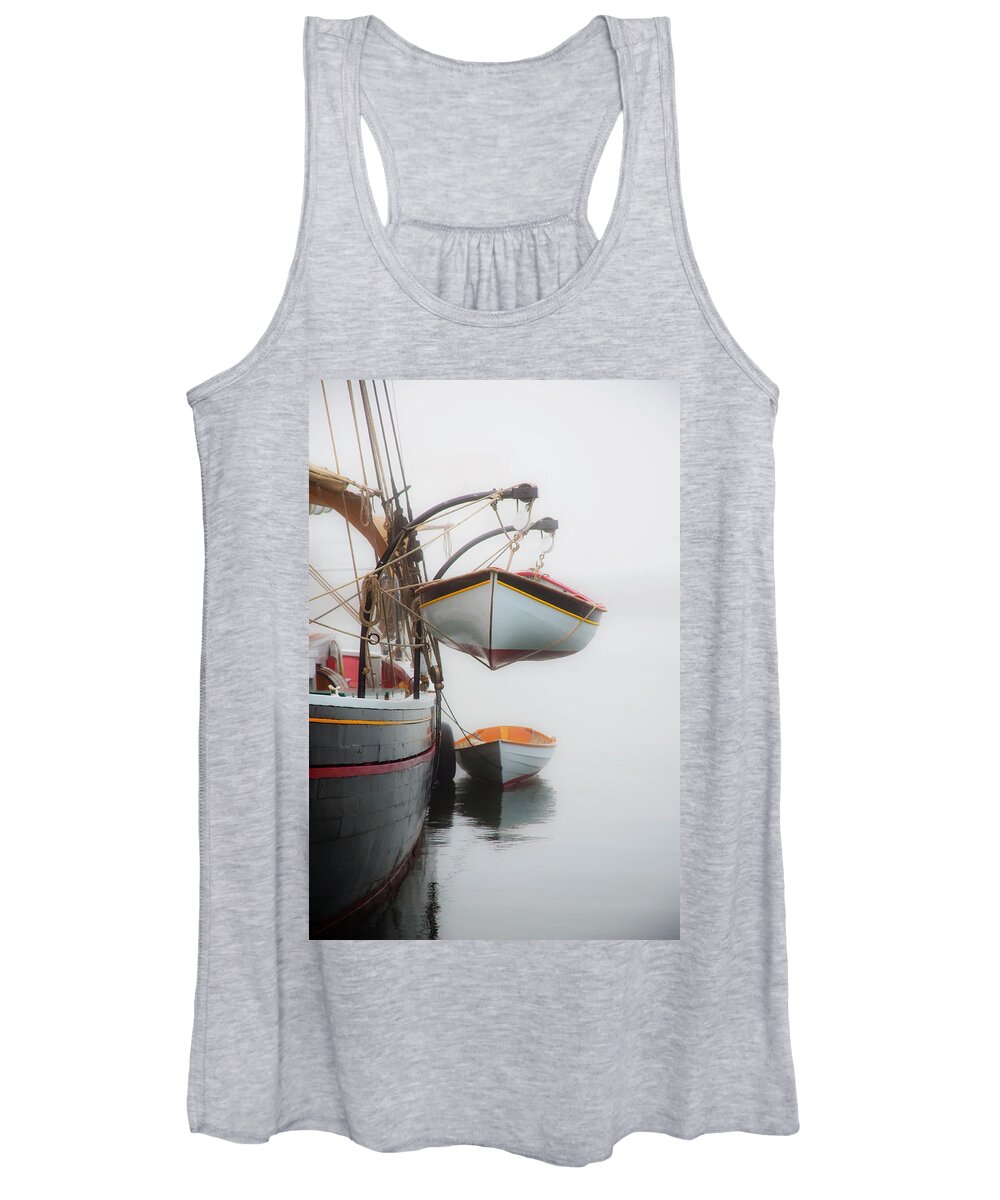 Lifeboat Women's Tank Top featuring the photograph Puffinlifeboat by Jeff Cooper