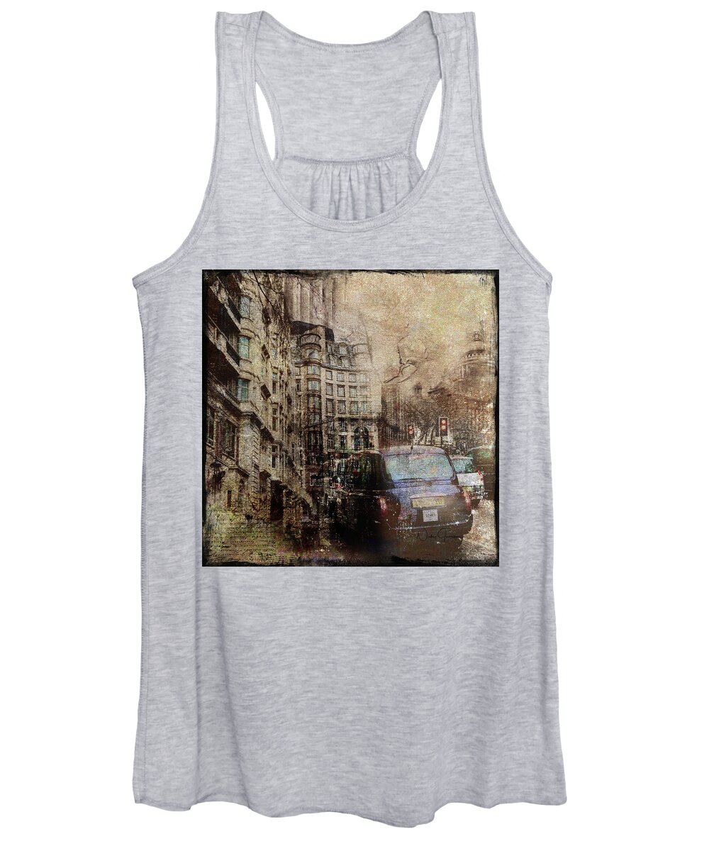 London Women's Tank Top featuring the digital art Rainy Day by Nicky Jameson