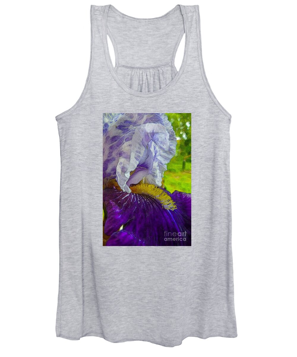 Beautiful Women's Tank Top featuring the photograph Recollection Spring 6 by Jean Bernard Roussilhe