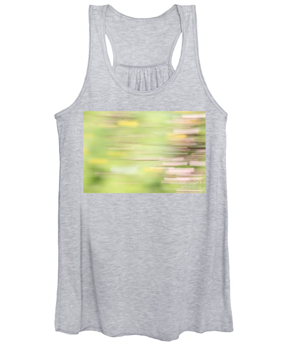 Green Women's Tank Top featuring the photograph Rectangulism - s04a by Variance Collections