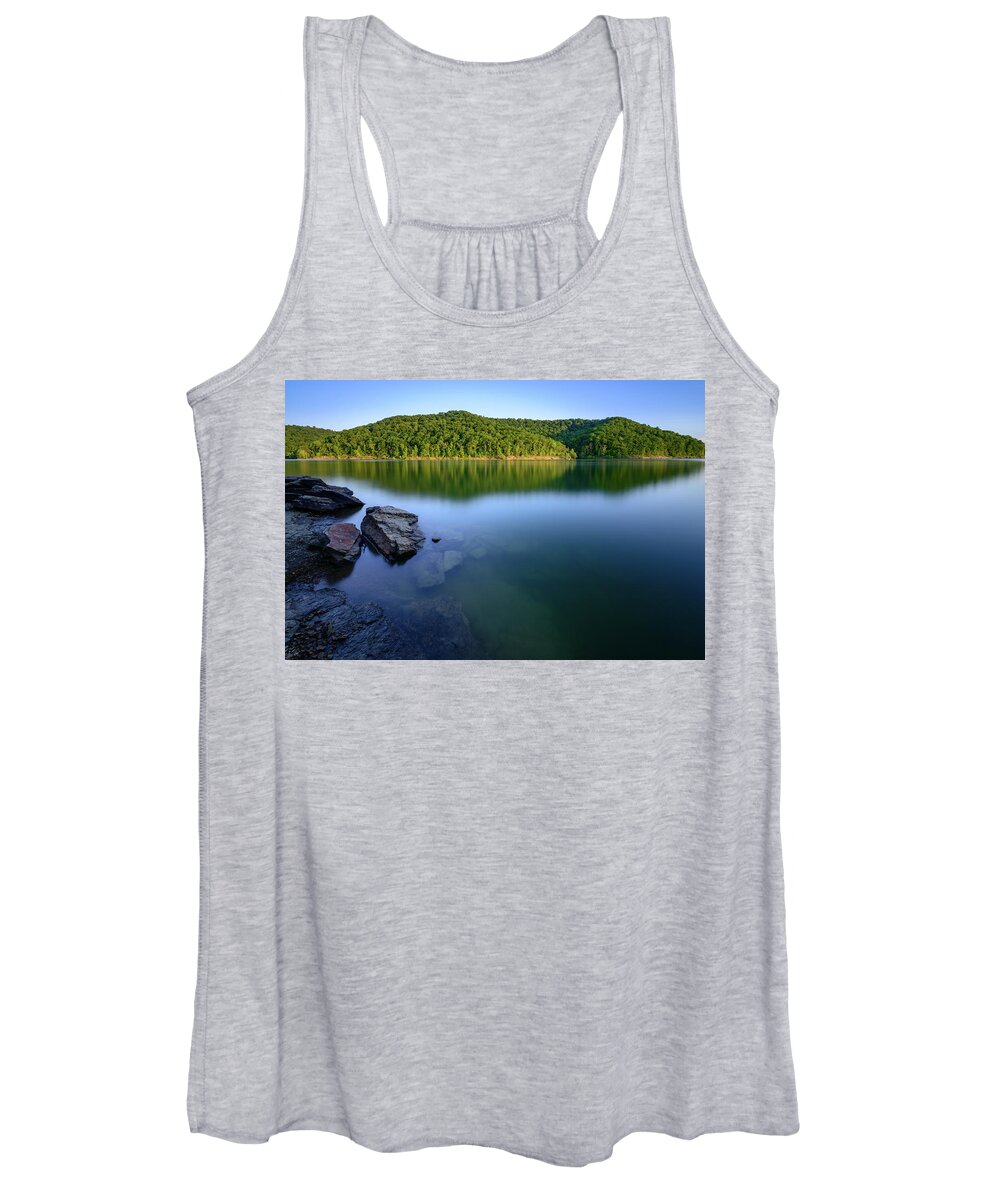 East Women's Tank Top featuring the photograph Reflections Of Tranquility by Michael Scott