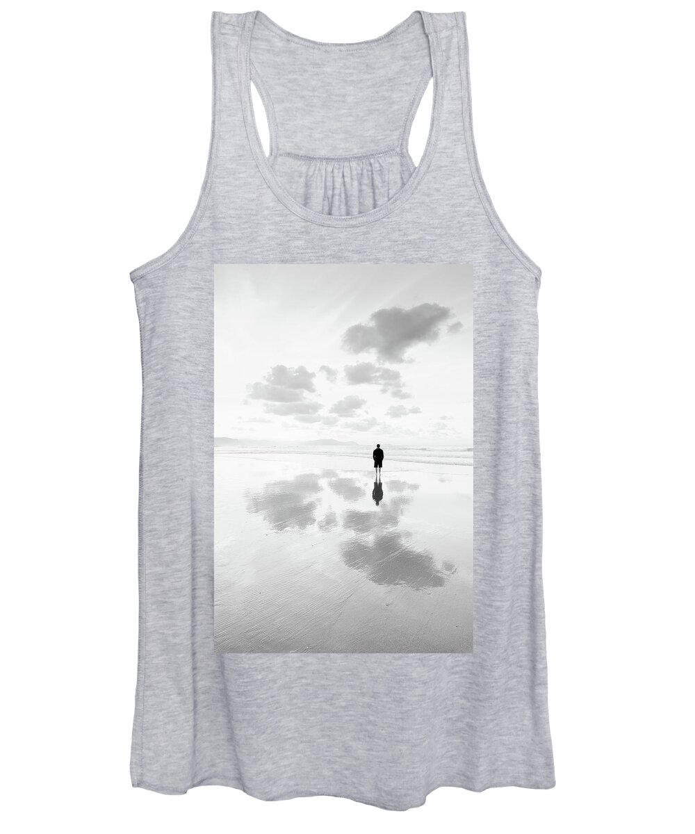 Thinking Women's Tank Top featuring the photograph Reflexions by Mikel Martinez de Osaba