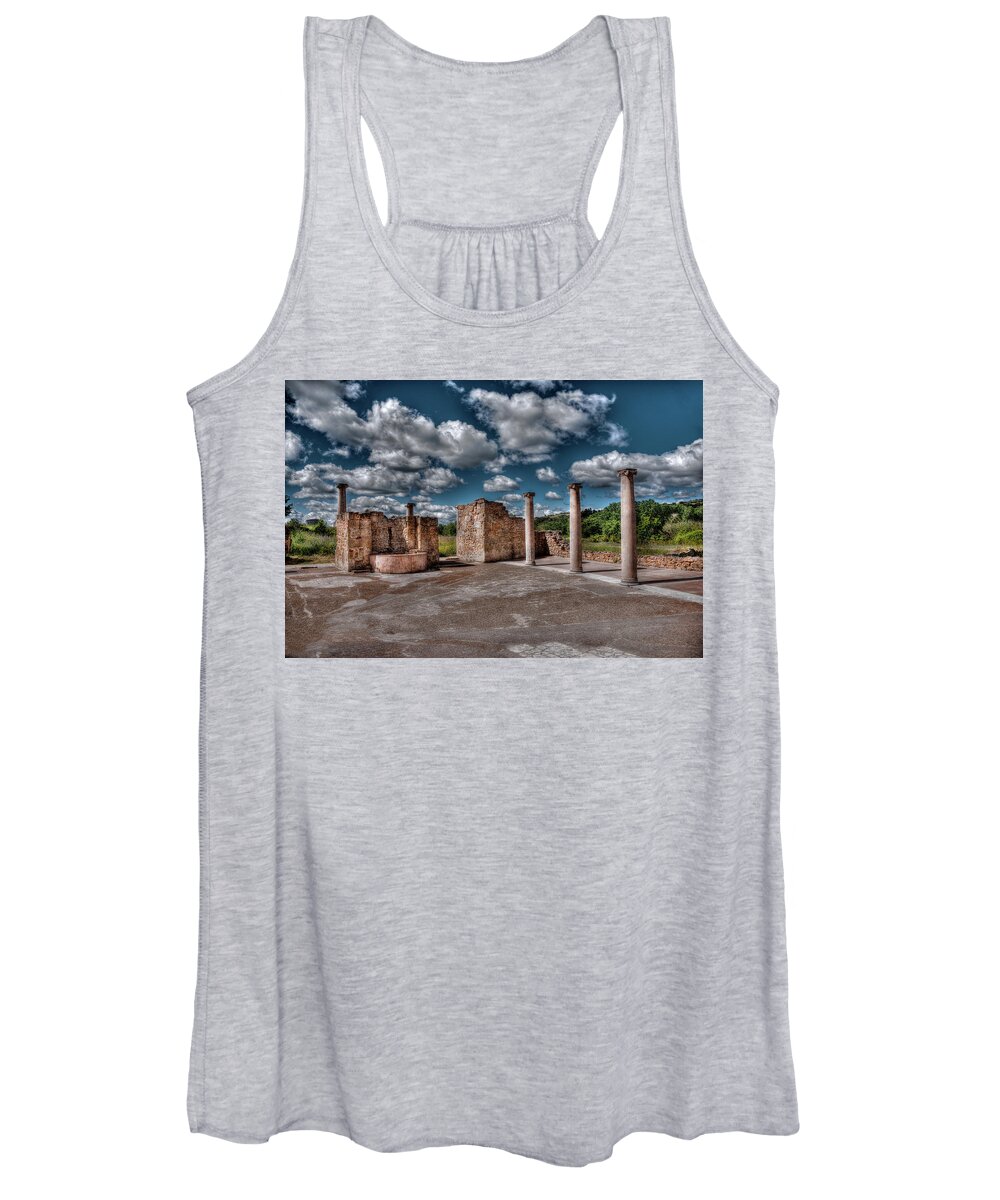  Women's Tank Top featuring the photograph Roman Village by Patrick Boening