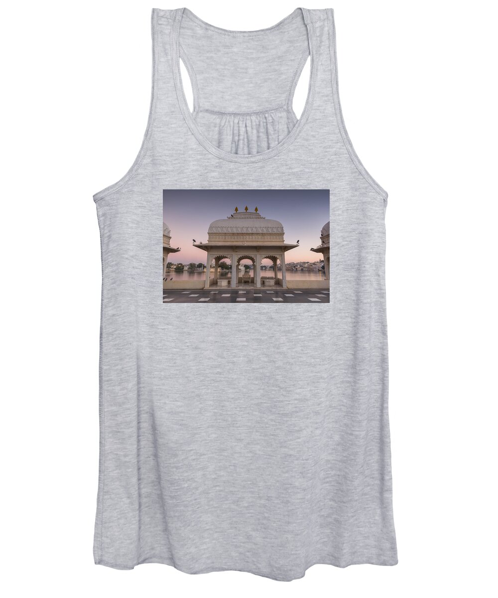 Udaipur Women's Tank Top featuring the photograph Royal View by Arti Panchal