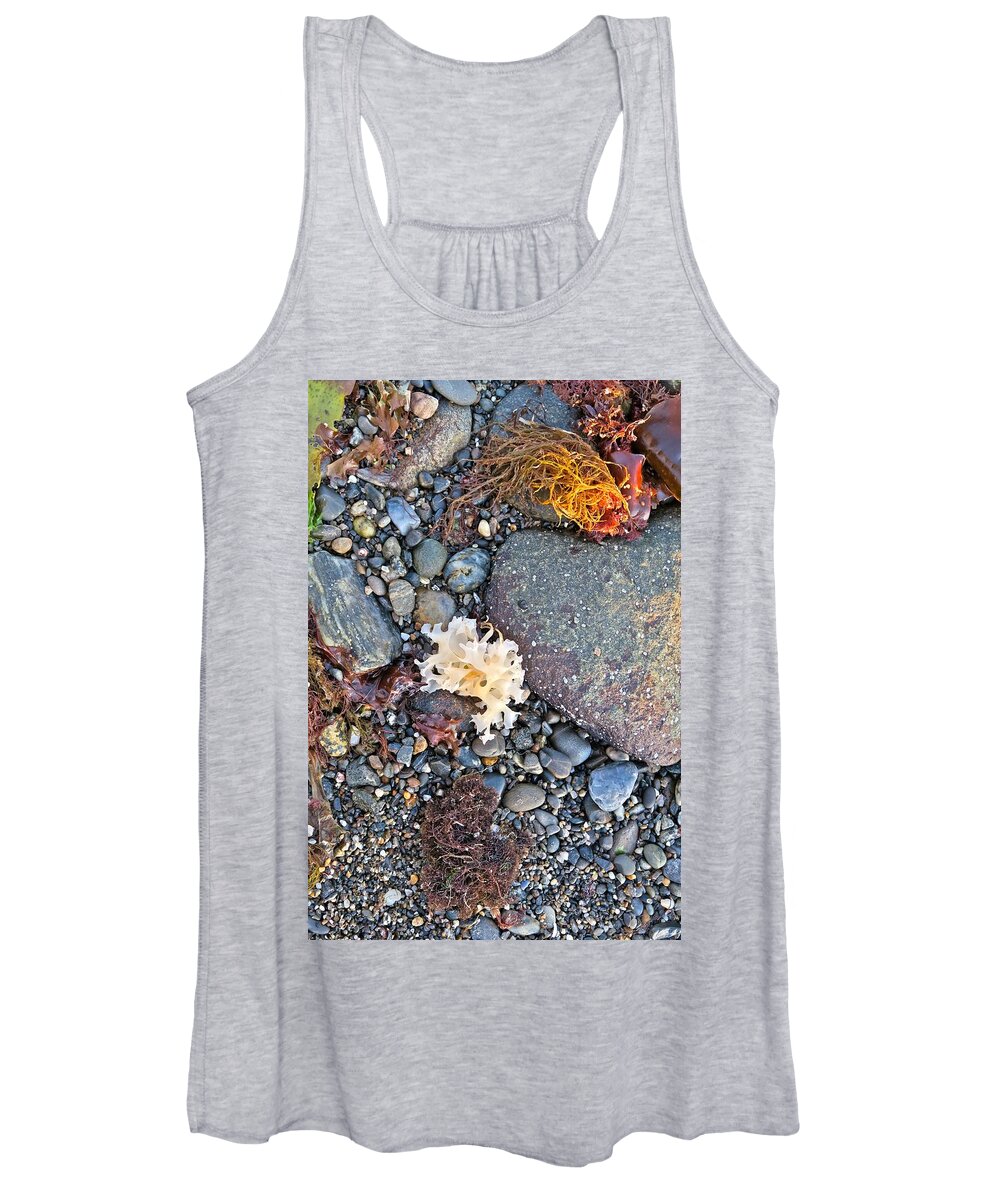 Photograph Women's Tank Top featuring the photograph Rye Coast by Mike Reilly