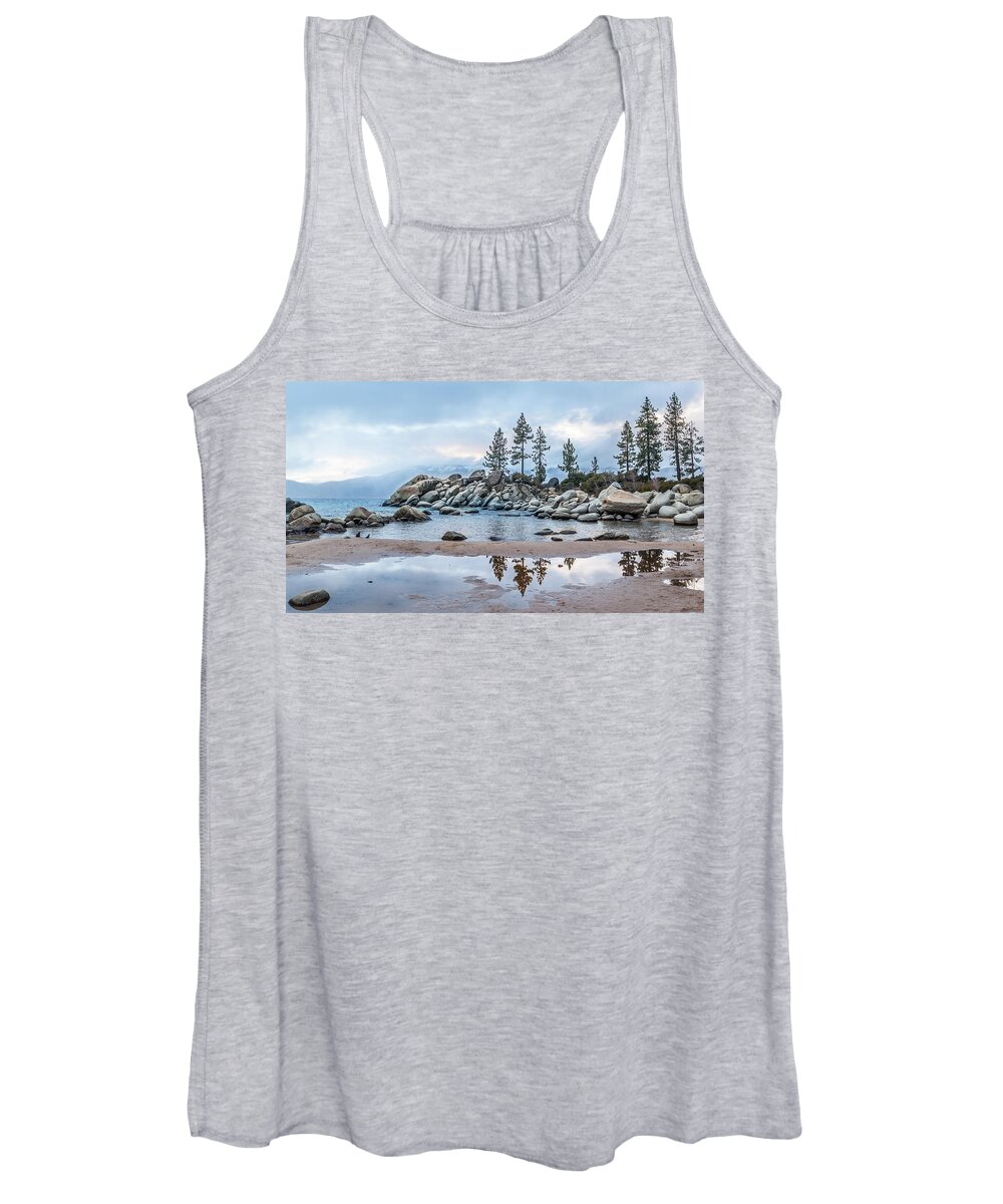 Landscape Women's Tank Top featuring the photograph Sand Harbor by Charles Garcia