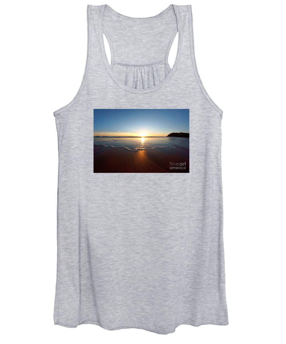 Wales Women's Tank Top featuring the photograph Sand Textures by Minolta D