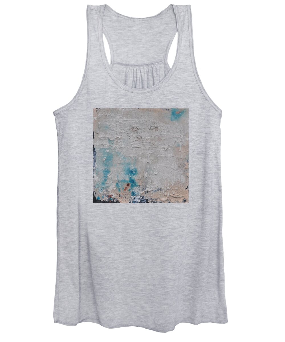 Abstract Women's Tank Top featuring the painting Sand Tile AM214133 by Eduard Meinema